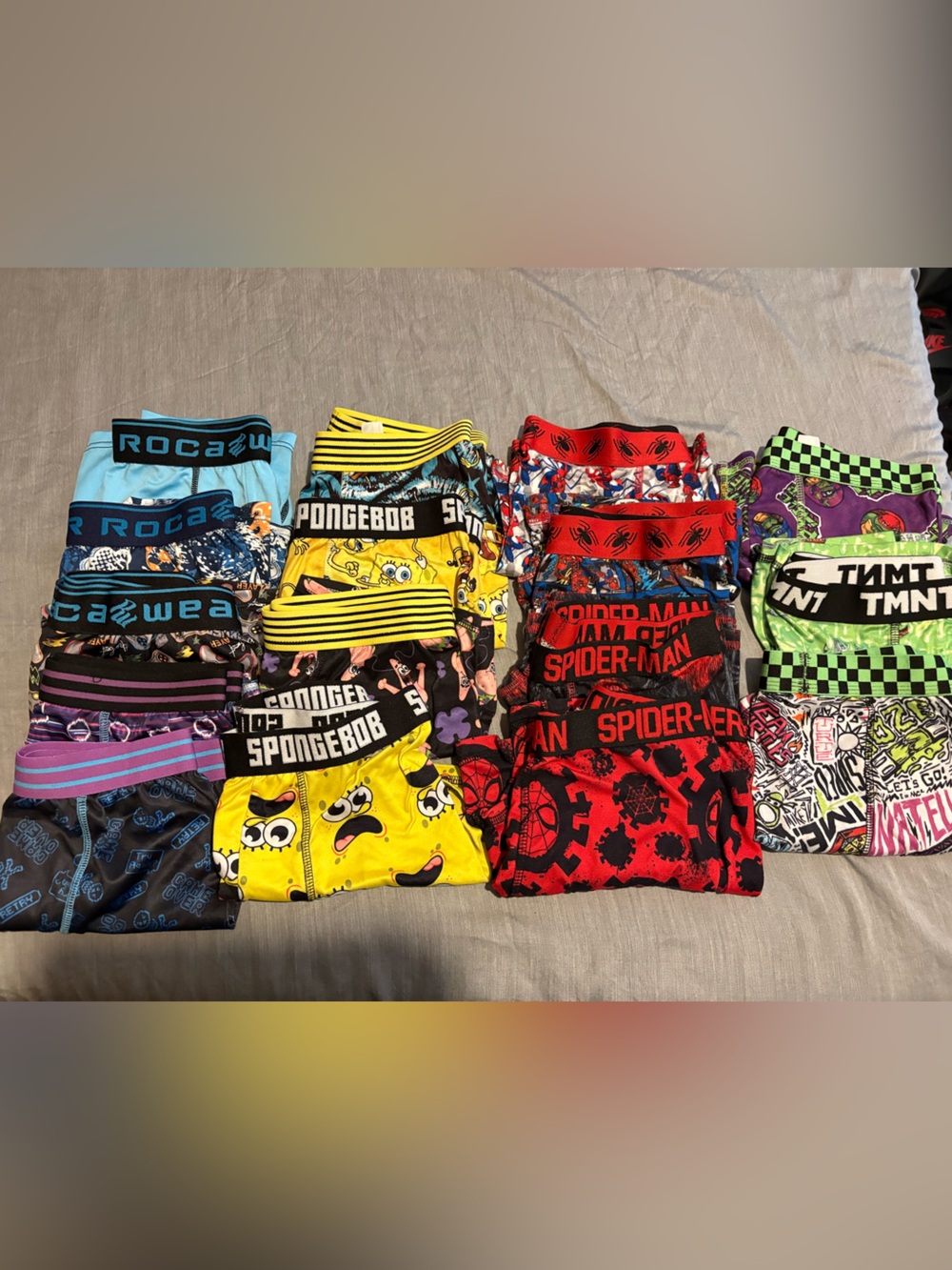 Colorful Graphic Boys' Boxer Briefs